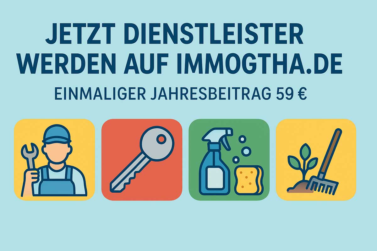 Aufruf an alle Dienstleister – jetzt bei ImmoGotha eintragen!