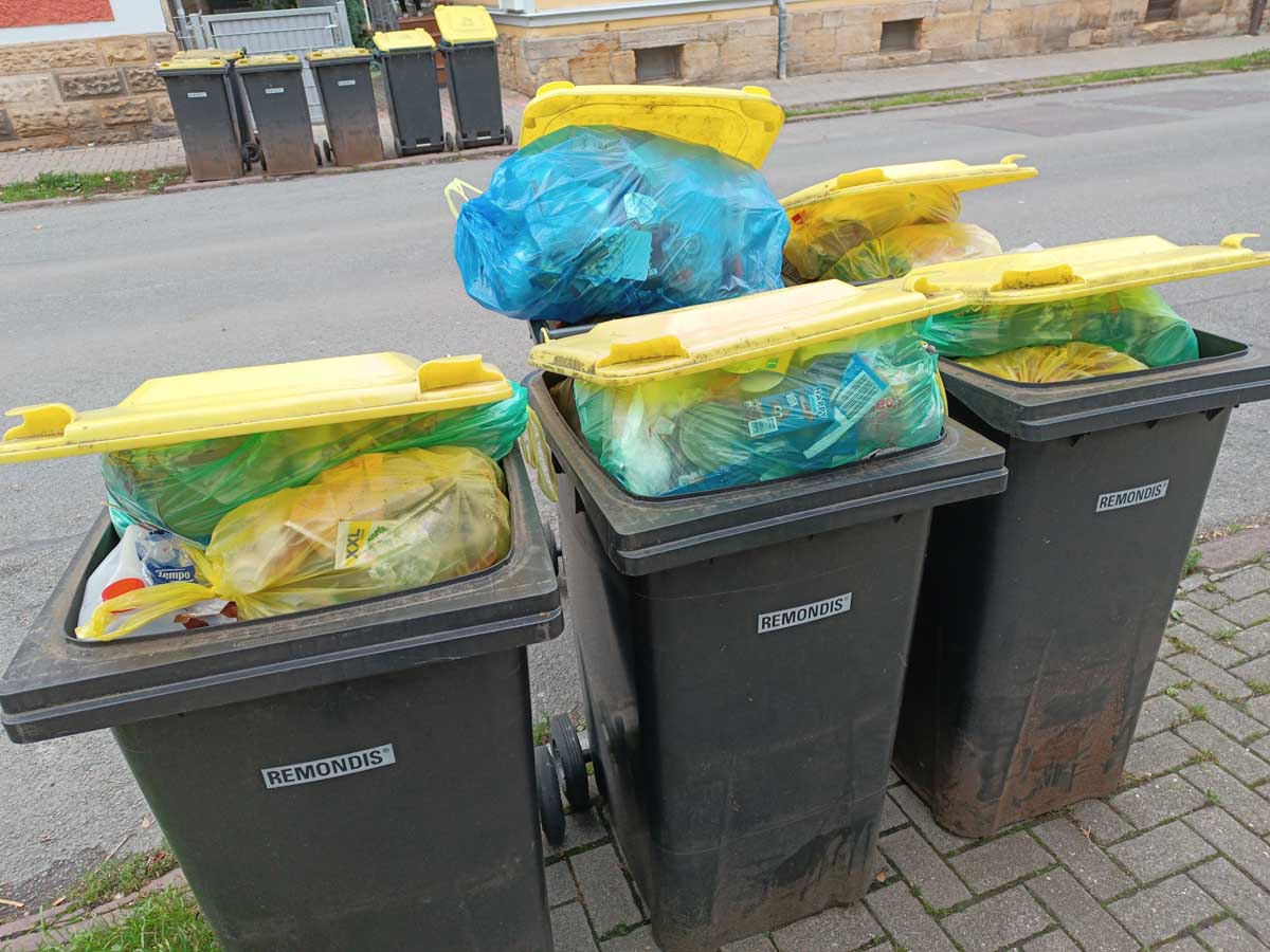 🗑️ Überfüllte Mülltonnen in Gotha: Wenn der Deckel nicht mehr zugeht