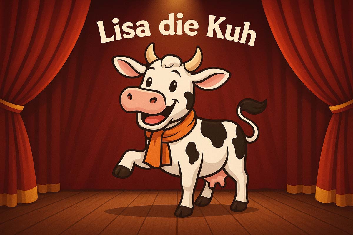🎭 Bühne statt Kuhstall – Lisa die Kuh geht auf Tournee!