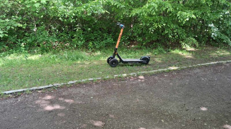 E-Scooter im Schlosspark Gotha abgestellt: Muss hier stärker kontrolliert werden?