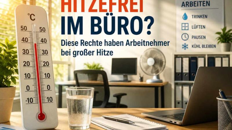 Hitzefrei im Büro? Welche Rechte Arbeitnehmer bei großer Hitze wirklich haben