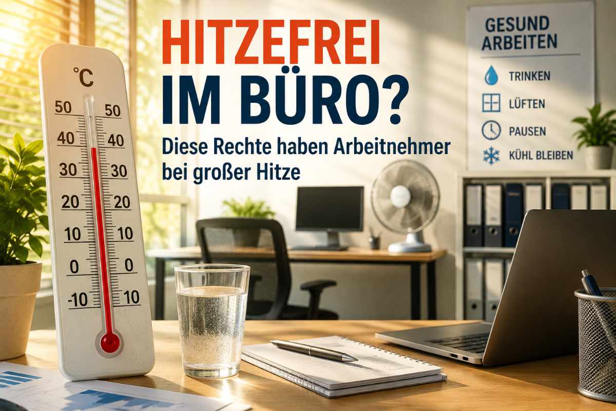 Hitzefrei im Büro? Welche Rechte Arbeitnehmer bei großer Hitze wirklich haben